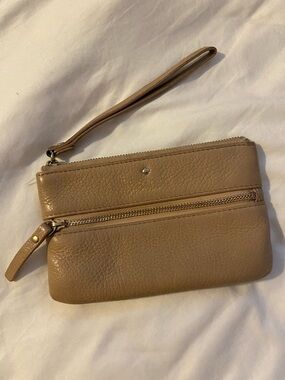 Tan Kate Spade Wristlet
